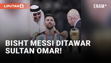Sultan Oman Tawar Jubah Bisht Messi Jutaan Dolar