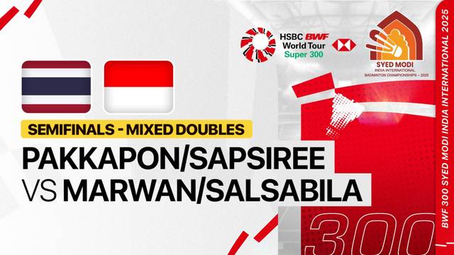 Pakkapon Teeraratsakul/Sapsiree Taerattanachai (THA) vs Marwan Faza/Aisyah Salsabila Putri Pranata (INA) - Mixed Doubles Semifinal |  SYED MODI India International 2025 - Full Match