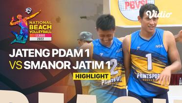 Highlights | Tempat Ketiga - Putra (2x2): Jateng PDAM 1 vs SMANOR Jatim 1 | National Beach Volleyball League 2022
