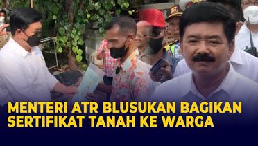 Menteri ATR Hadi Tjahjanto Blusukan Bagikan Sertifikat Tanah ke Rumah Warga di Bekasi