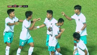 Gooll!!! Nabil Asyura (Indonesia) Membuka Keunggulan Menjadi 0-1 | AFF U 16 Championship 2022