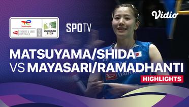 Nami Matsuyama/Chiharu Shida (JPN) vs Lanny Tria Mayasari/Siti Fadia Silva Ramadhanti (INA) - Highlights | Uber Cup Chengdu 2024 - Women's Doubles