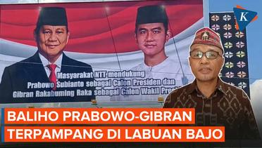 Ada Baliho Prabowo-Gibran Terpampang di Labuan Bajo, Gerindra: Yang Pasang Relawan Jokowi