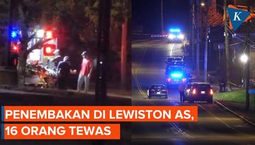Penembakan Massal Guncang Lewiston AS, 16 Orang Tewas, Pelaku Buron