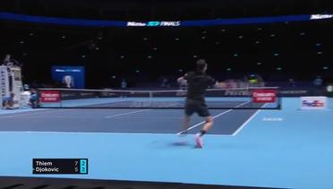 Match Highlight | Dominic Thiem 2 vs 1 Novak Djokovic | Nitto ATP Finals 2020