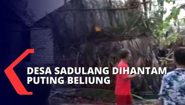 Rumah Warga dan Satu Pesantren di Desa Sadulang Sumenep Rusak Akibat Puting Beliung