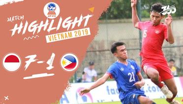 Full Highlight - Indonesia 7 vs 1 Fillipina | Piala AFF U-18 2019