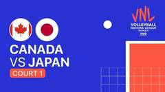 Full Match | VNL WOMEN'S - Canada vs Japan | Volleyball Nations League 2021