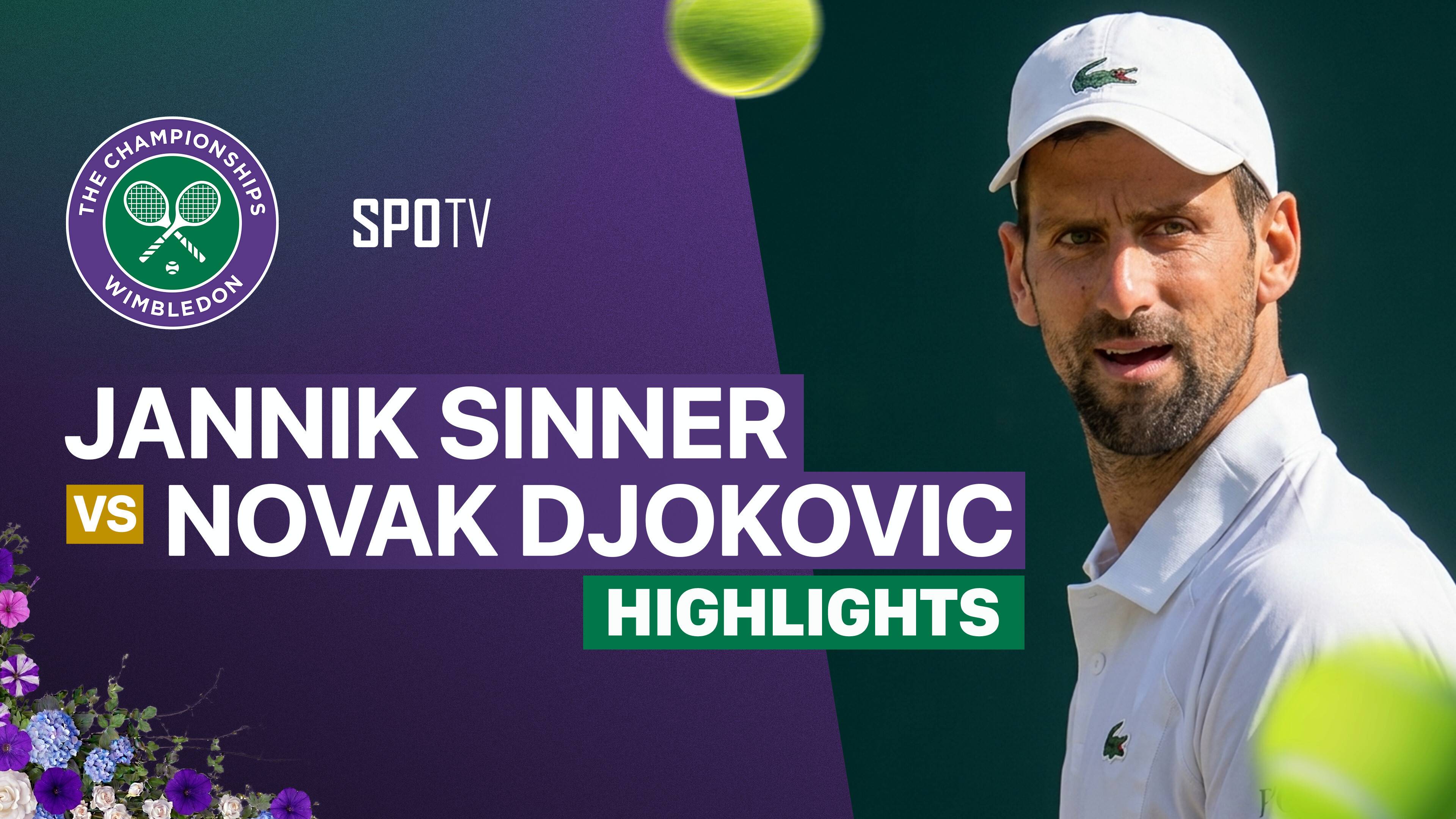 Jannik Sinner vs Novak Djokovic - Gentlemen's Singles Semifinal | Wimbledon 2026