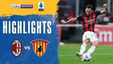 Match Highlights | AC Milan 2 vs 0 Benevento | Serie A 2021