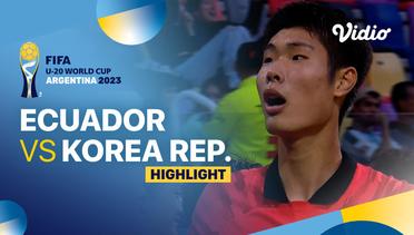 Highlights - Ecuador vs Korea Republic | FIFA U-20 World Cup Argentina 2023