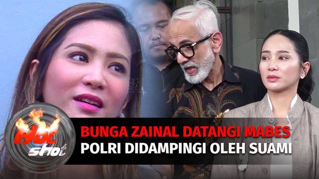 Didampingi Suami Bunga Zainal Datangi Mabes Polri | Hot Shot