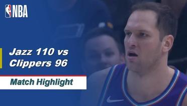 NBA I Cuplikan Pertandingan : Utah Jazz 110 vs Los Angeles Clippers 96