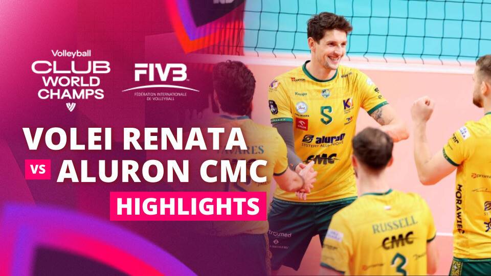 Vôlei Renata vs Aluron CMC Warta Zawiercie
