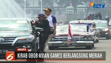 Iring-Iringan Mobil Klasik dan Moge Meriahkan Kirab Obor Asian Games di Ibu Kota - Liputan6 Pagi