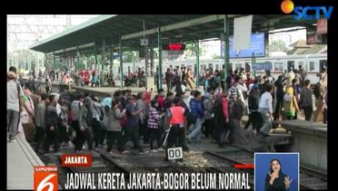 Kereta Anjlok di Bogor Berdampak Pada Jadwal di Stasiun Manggari - Liputan 6 Siang