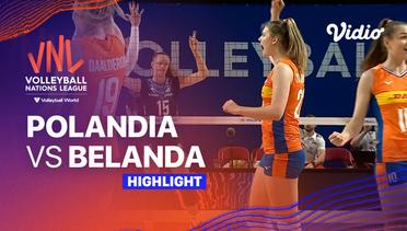 Match Highlights | Polandia vs Belanda | Women’s Volleyball Nations League 2023