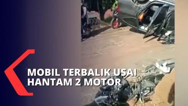 Empat Pengendara Motor Luka-luka Usai Dihantam Mobil, Saksi: Mobil Sempat Oleng ke Kanan
