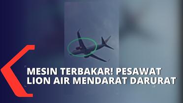 Mesin Terbakar! Pesawat Lion Air Rute Jakarta-Palembang Mendarat Darurat