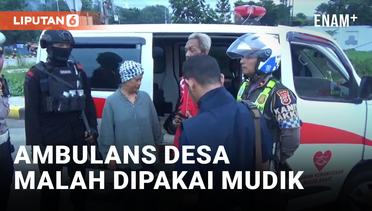 Polisi Cegat Ambulans Milik Desa yang Digunakan untuk Mudik di Bogor