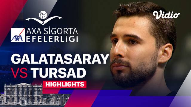 Galatasaray HDI Sigorta vs Tursad - Highlights | Men's Turkish Volleyball League