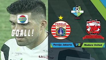 Goal Penalti Fabiano Beltrame - Madura United vs Persija Jakarta | Gojek Liga 1 Bersama Bukalapak