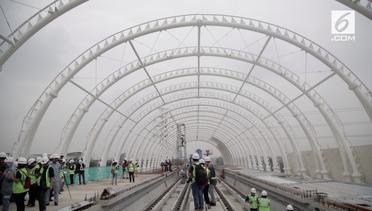 Mengintip Pembangunan LRT Jabodebek