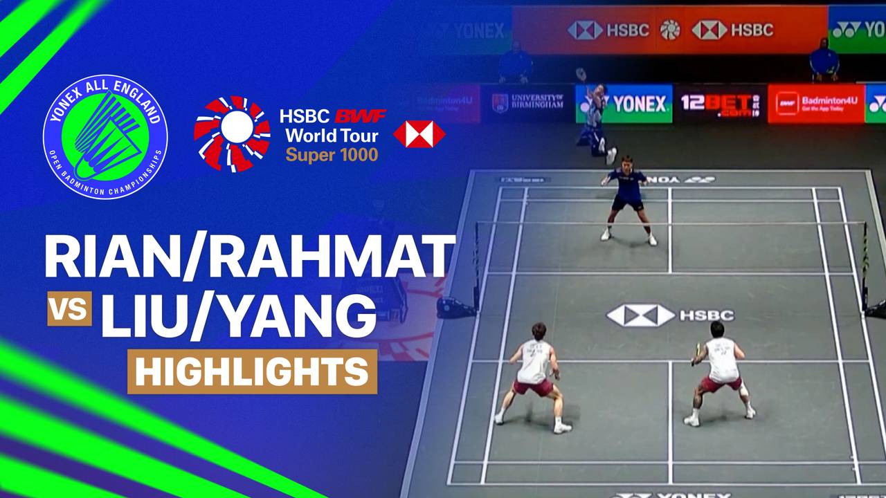 Muhammad Rian Ardianto/Rahmat Hidayat (INA) vs Liu Kuang Heng/Yang Po ...