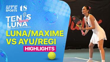 Match Highlight | Luna/Maxime vs Ayu/Regi | Power Couple Matches | Tenis Bareng Luna