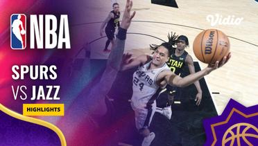 San Antonio Spurs vs Utah Jazz - Highlights | NBA Regular Season 2023/24