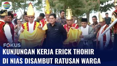Menteri BUMN, Erick Thohir Kunjungan Kerja ke Nias Bertemu Masyarakat Lintas Agama | Fokus