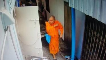 Terekam CCTV Mencuri Pakaian Dalam Biksu ini Diusir Dari Kuilnya | Wajib Nonton