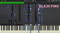 BLACKPINK - STAY Instrumental Piano Sheet [Synthesia]