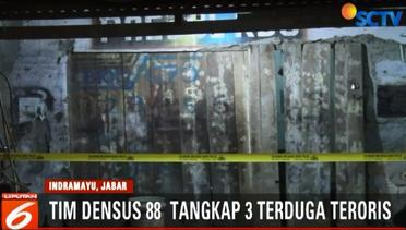 Polisi Tangkap Terduga 3 Teroris di Indramayu, Sejumlah Barang Bukti Diamankan - Liputan6 Pagi