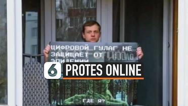 Oposisi Rusia Lakukan Demo Online ke Vladimir Putin