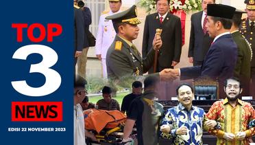 [TOP 3 NEWS] Jokowi Lantik Panglima TNI Baru | Kontak Tembak KKB | Anwar Usman Ajukan Keberatan