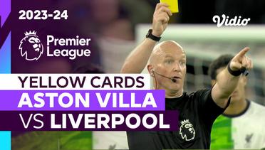 Kartu Kuning | Aston Villa vs Liverpool | Premier League 2023/24