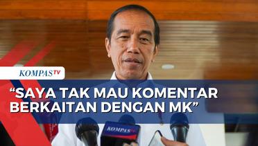 Jokowi Enggan Komentari Namanya Disebut di Sidang MK