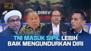 Khawatir Revisi UU TNI, Al Araf: Tugas Militer untuk Pertahanan Negara Bukan ke Sipil | SATU MEJA