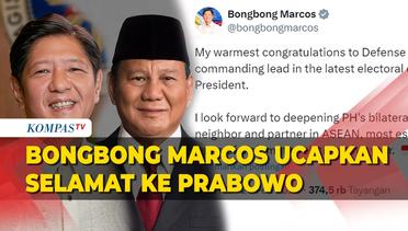 Presiden Filipina Bongbong Marcos Ucapkan Selamat ke Prabowo soal Pilpres