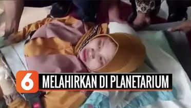 Seorang Ibu Melahirkan Darurat di Planetarium Jakarta