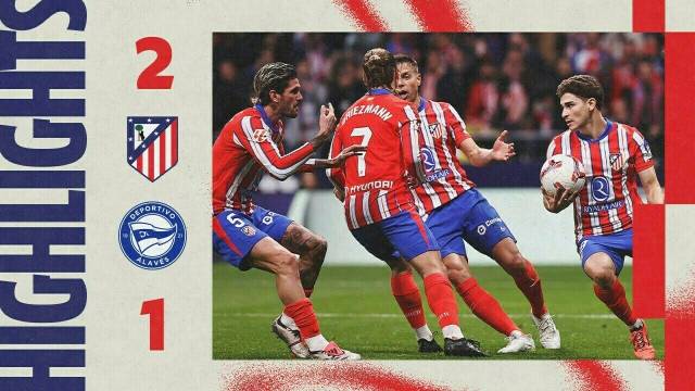 HIGHLIGHTS | Atletico de Madrid 2-1 Alaves | LaLiga - Jornada 14 | Temporada 2024-2025