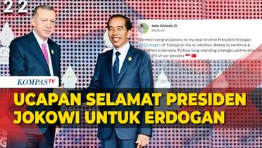 Ucapan Selamat Jokowi untuk Erdogan yang Kembali Terpilih Jadi Presiden Turki