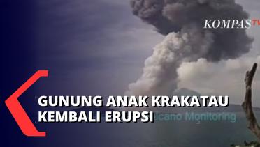 Gunung Anak Krakatau Keluarkan Abu Vulkanik, Ini Ke-4 Kalinya Sejak Erupsi Sabtu,16 Juli Kemarin!