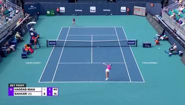 Match Highlights | Beatriz Haddad Maia vs Maria Sakkari | Miami Open 2022