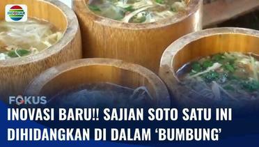 Unik!! Sajian Soto di Klaten Disajikan dengan Mangkok Bambu, Bikin Panas Soto jadi Awet! | Fokus