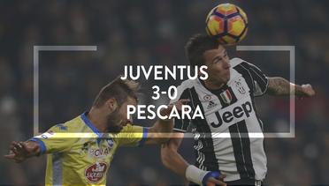 Bungkam Pescara 3-0, Juventus Kian Nyaman di Puncak Klasemen