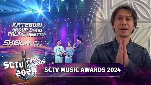 Selamat!! Sheila On 7 Sebagai Kategori Group Band Paling Ngetop! | SCTV Music Awards 2024