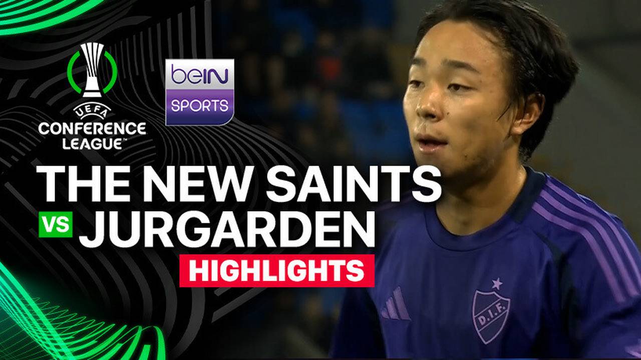 The New Saints vs Djurgarden - Highlights | UEFA Conference League 2024 ...