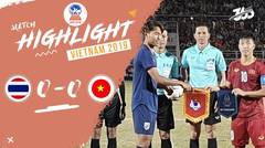 Full Highlight - Thailand 0 VS 0 Vietnam | Piala AFF U-18 2019